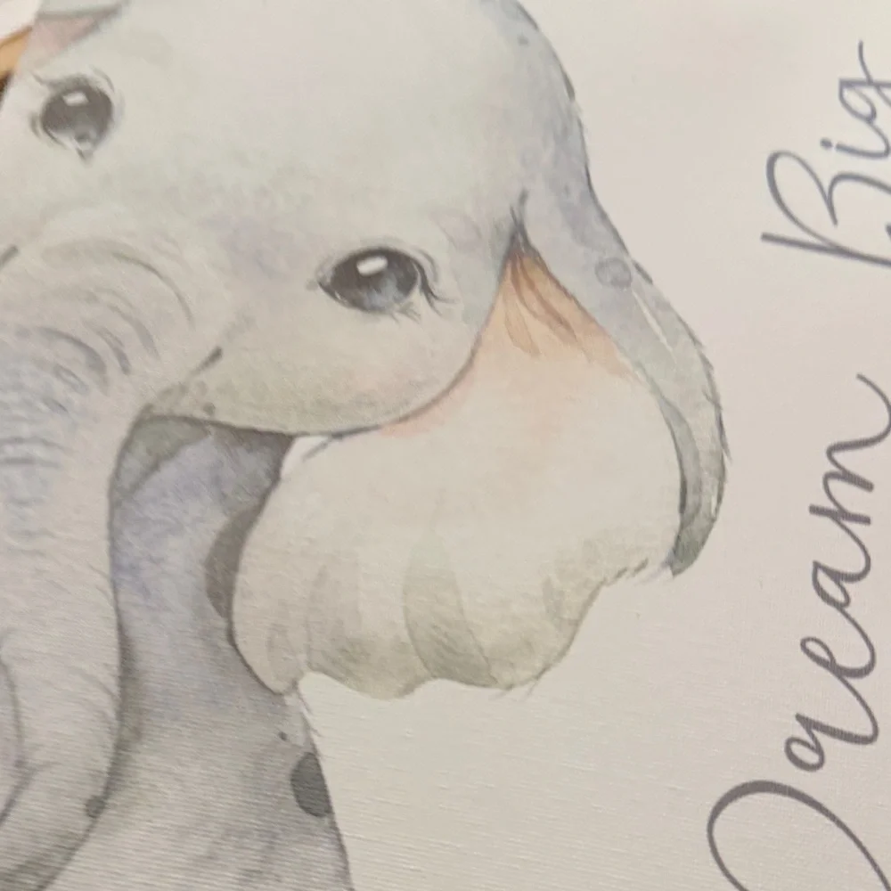 Etsy Safari Nursery Wall Art Set 6 8x10 Watercolor Baby Animal Canvas Prints